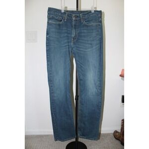 Levi's 514 Straight Fit Men's Jeans W34 L32 Medium Wash Blue‎ Denim
